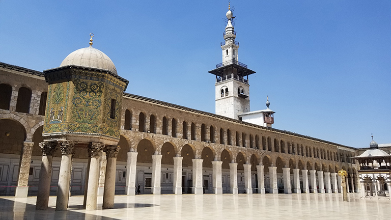 Die Umayyaden-Moschee in Damaskus